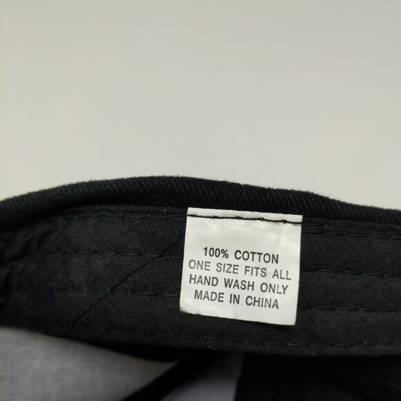 CAT Caterpillar Official Slideback Hat Embroidered Logo Black - Picture 13 of 13